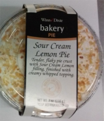 Winn-Dixie Recalls Bakery Sour Cream Lemon Pies